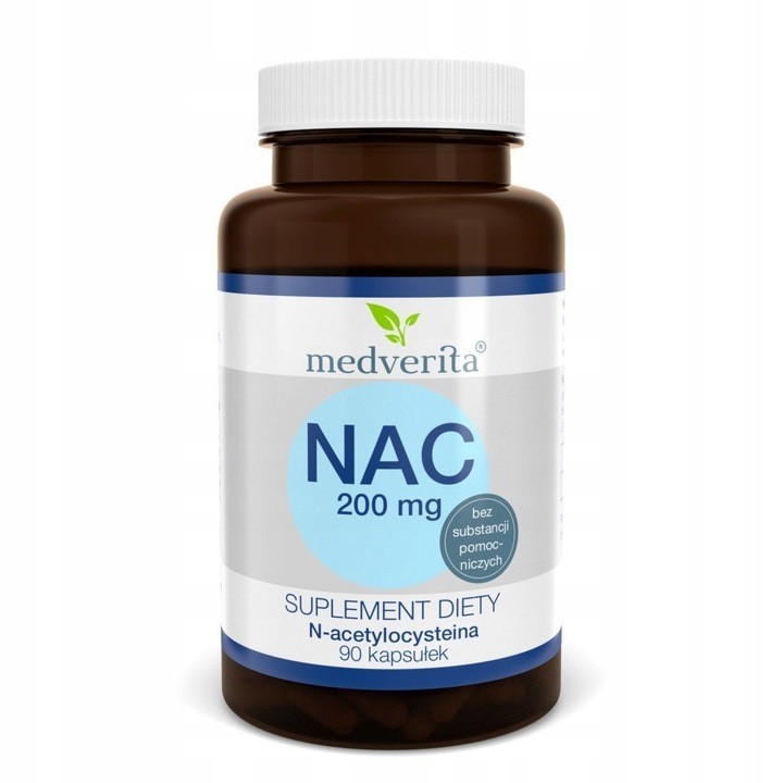 Medverita NAC 200 mg 90 gélules. Acide aminé, N-ACETYL-L-CYSTEINE