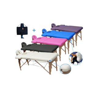 Table de massage bois pliante légère 12.8 kilos