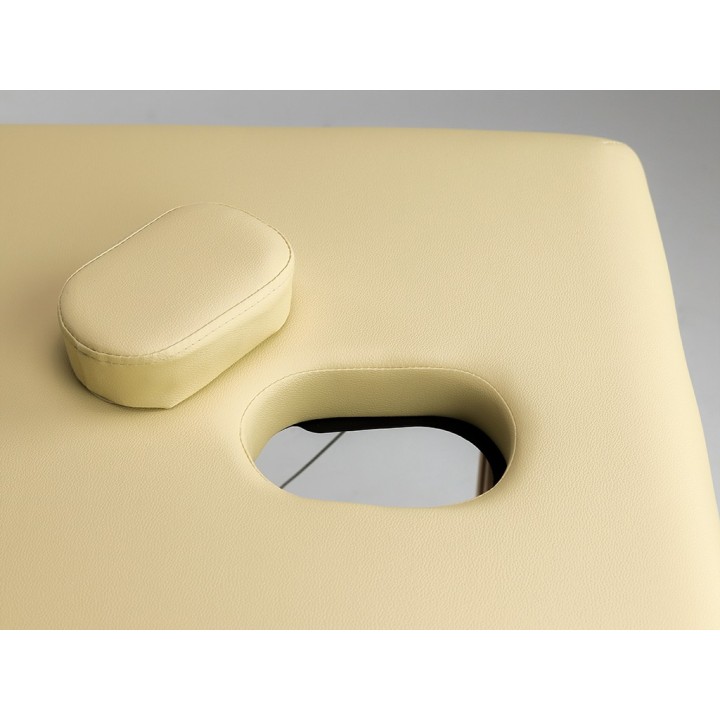 BIANCA table de massage bois portable avec dossier