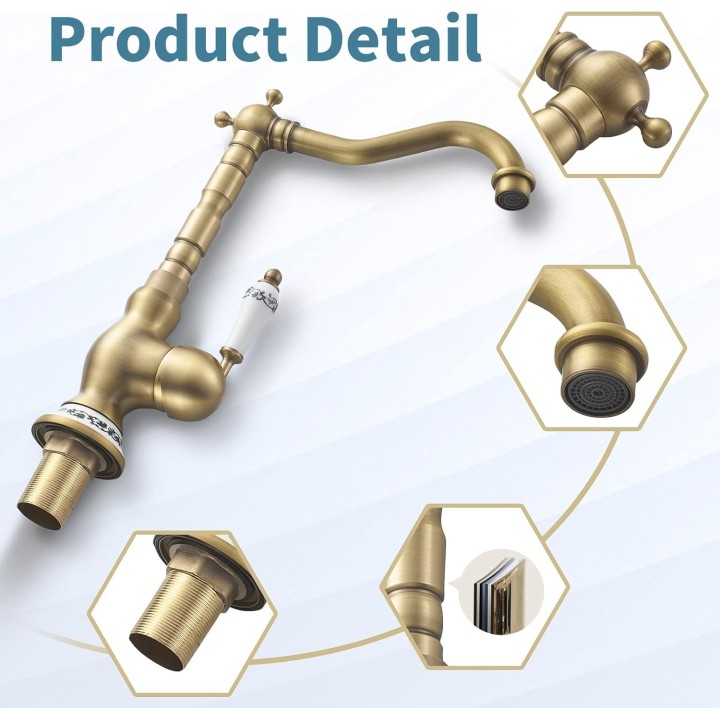 Robinet de cuisine Rétro de Luxe