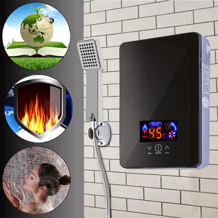 Chauffe-Eau Instantané électrique 6500W chauffe-eau sans réservoir