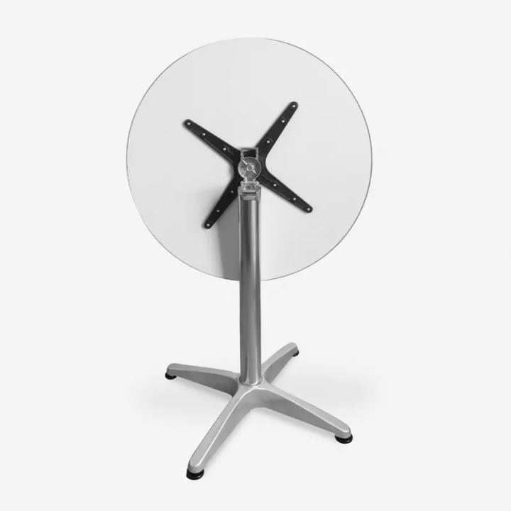 Table de bar extérieur pliante 70 cm en acier Magasinducoin.com