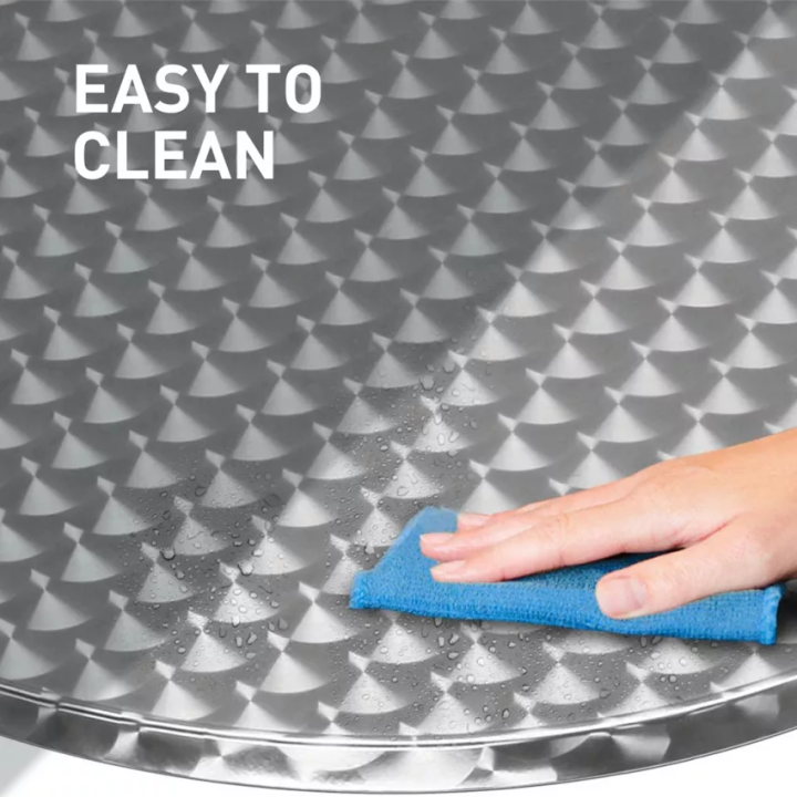 Table de bar extérieur pliante 70 cm en acier Magasinducoin.com