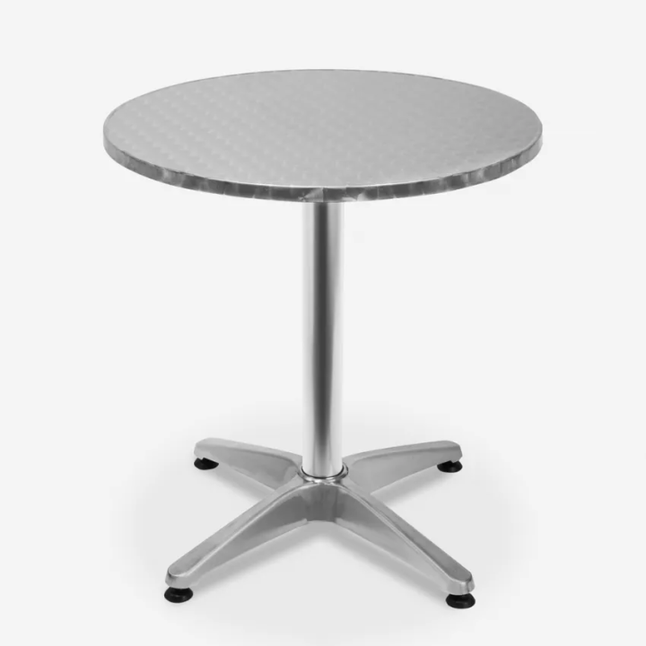 Table de bar extérieur pliante 70 cm en acier Magasinducoin.com