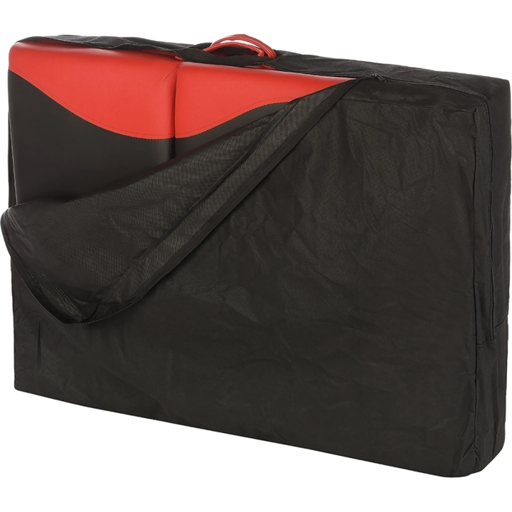 Table de massage table de massage en aluminium pliable 2 zones crème mobile